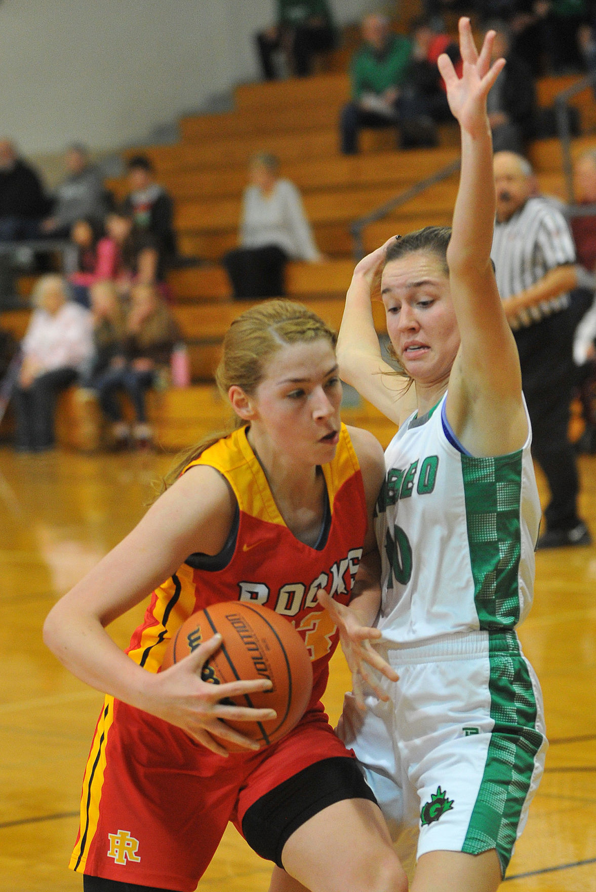 Rock Island vs Geneseo girls basketball at Geneseo.